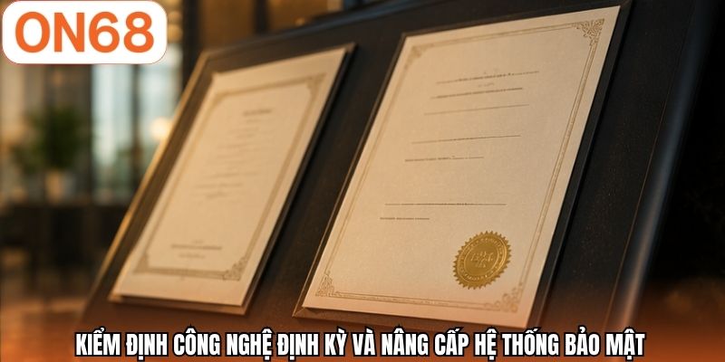 Kiểm định công nghệ định kỳ và nâng cấp hệ thống bảo mật